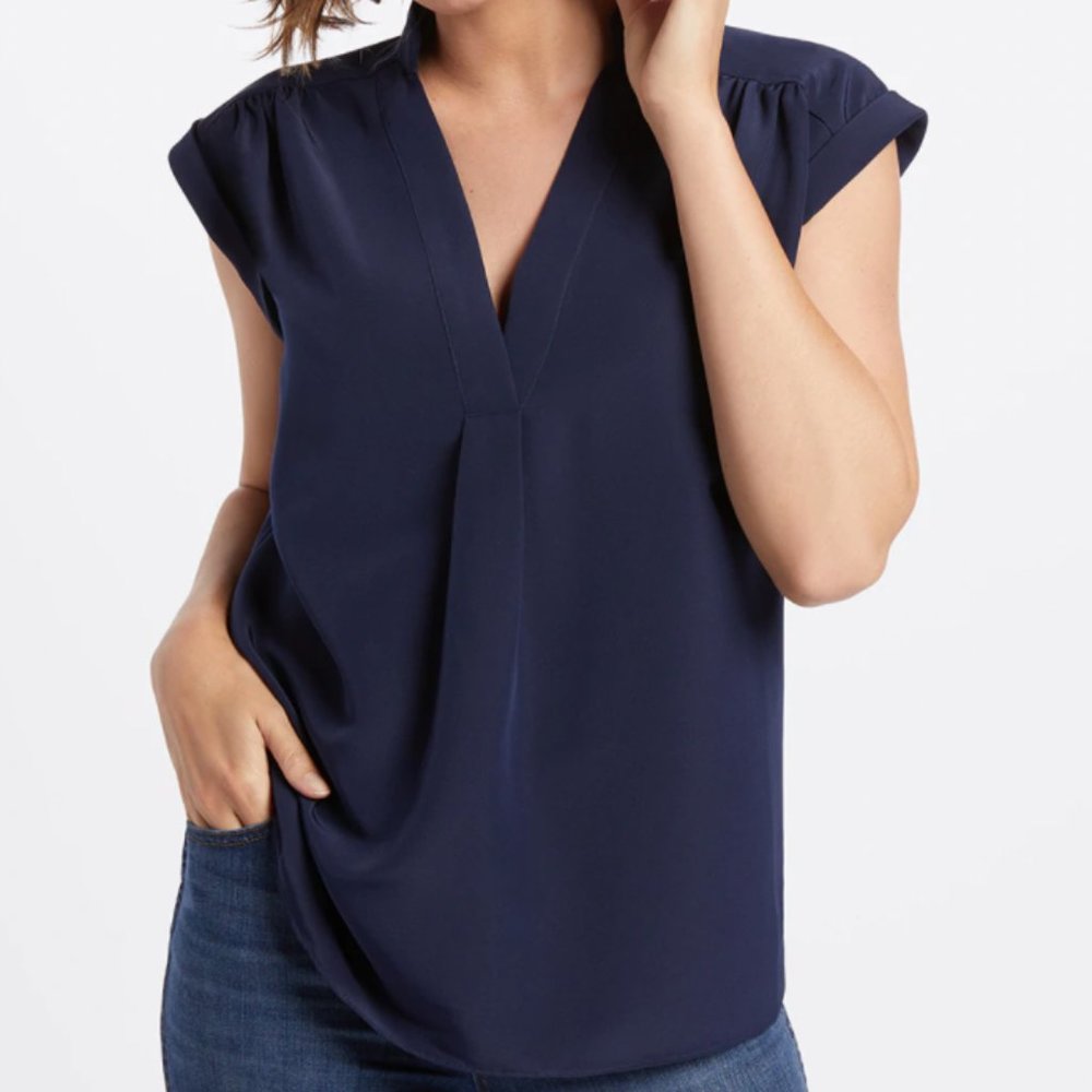 Draper James Navy Popover